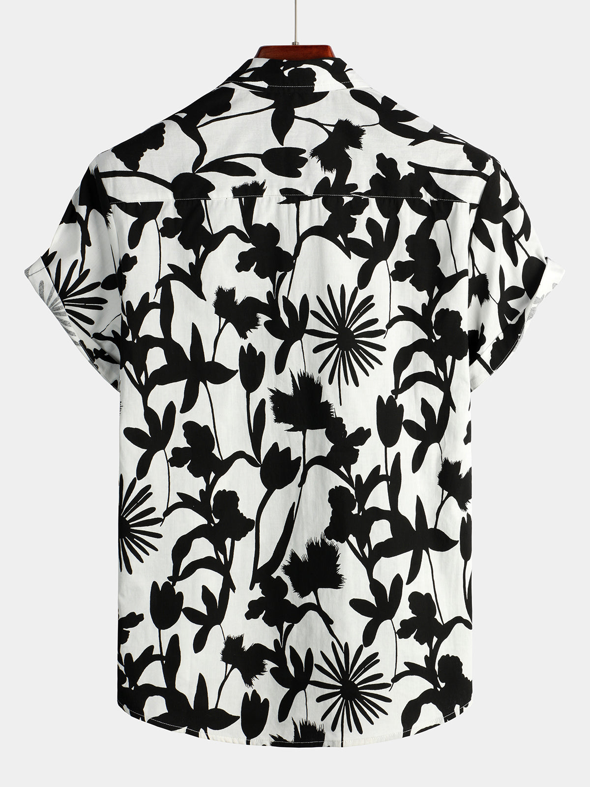 Men's Floral Cotton Tropical Hawaiian Shirt