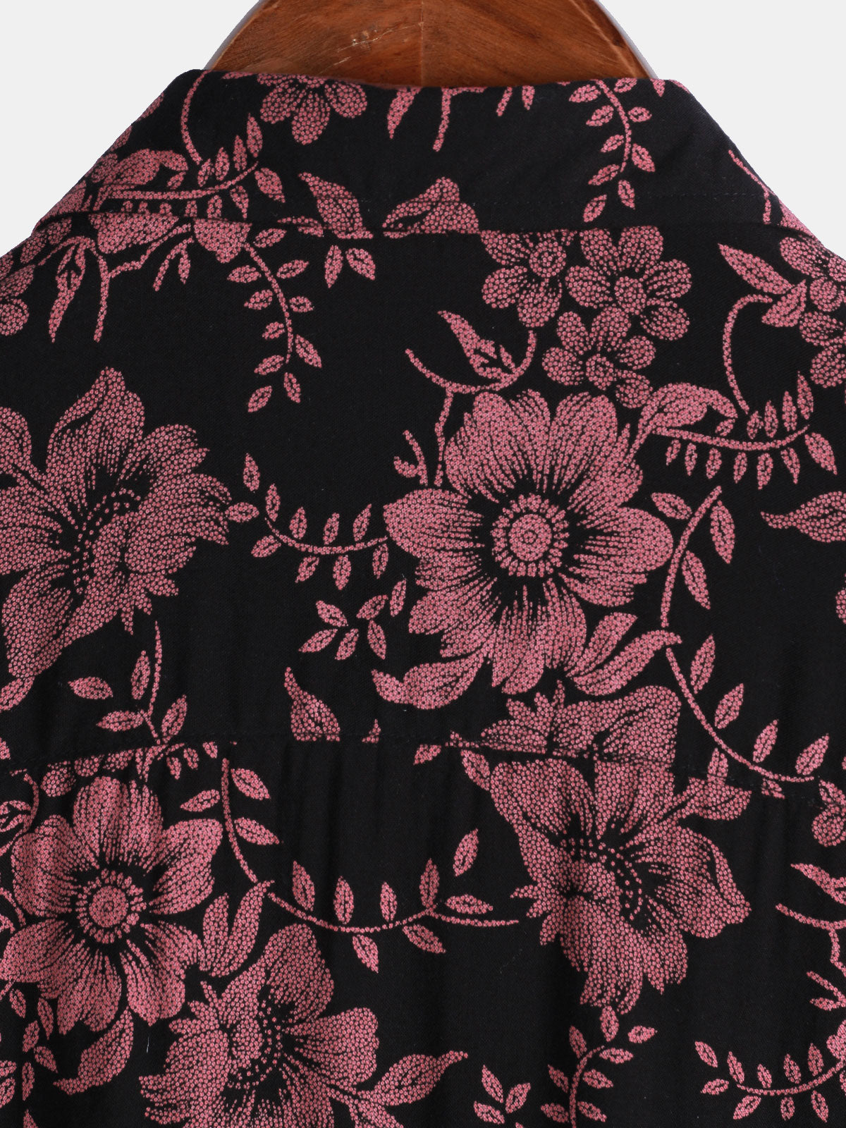 Men's Floral Print Vintage Flower Holiday Breathable Button Up Hawaiian Short Sleeve Shirt