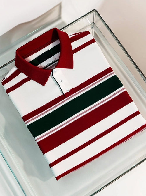 Men's Business Casual Button Short Sleeve Polo Shirt