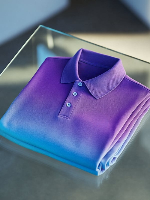 Men's Classic Business Logo Button Short Sleeve Polo Shirt