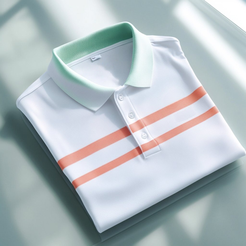 Men's Business Casual Embroidered    Button Short Sleeve Polo Shirt