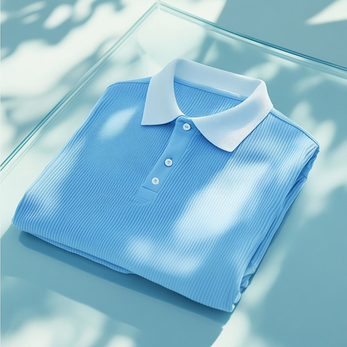 Men's Business Casual Embroidered    Button Short Sleeve Polo Shirt