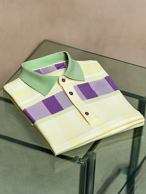 Men's Business Casual Embroidered    Button Short Sleeve Polo Shirt