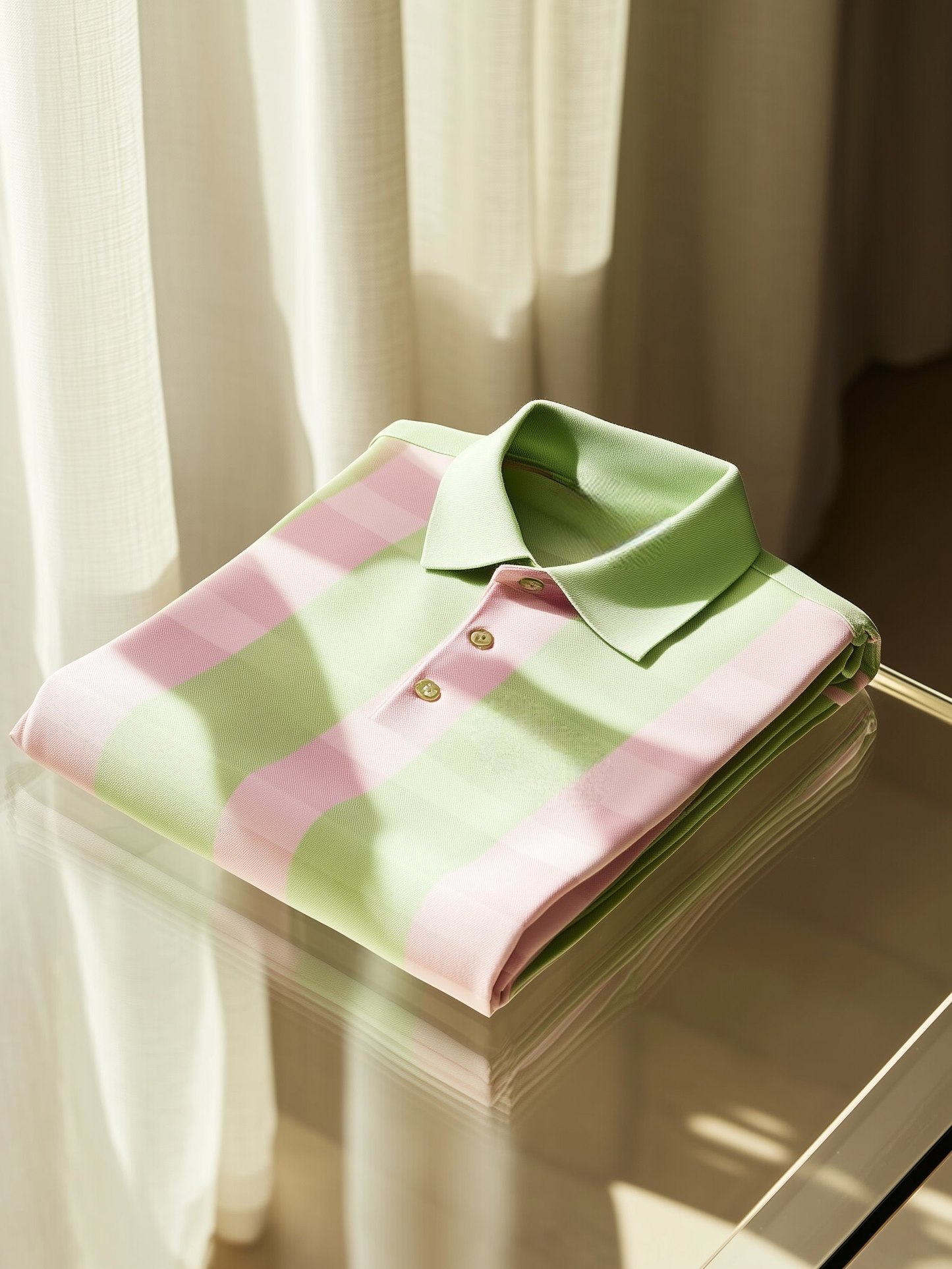 Men's Classic Business Old Money Button Short Sleeve Polo Shirt