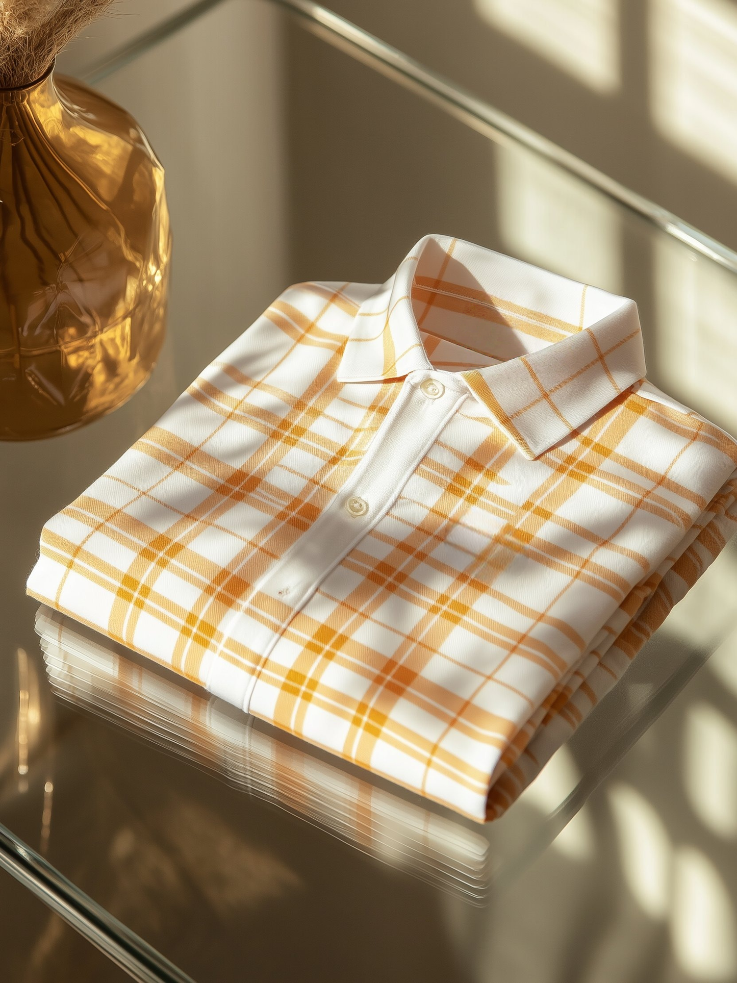 Men's Classic Business Old Money Button Short Sleeve Polo Shirt