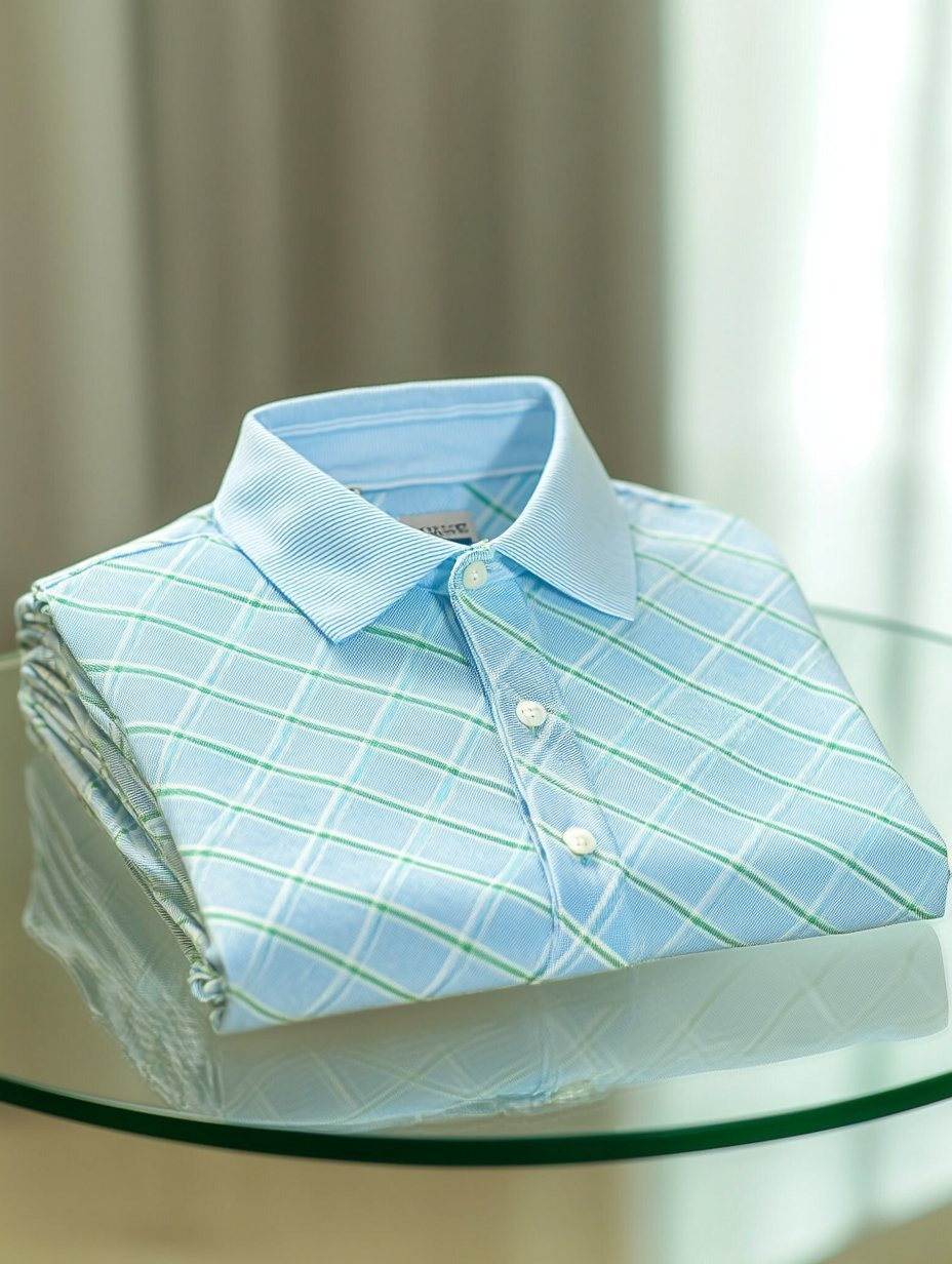 Men's Business Casual Embroidered    Button Short Sleeve Polo Shirt