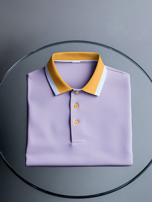 Men's Business Casual Embroidered    Button Short Sleeve Polo Shirt