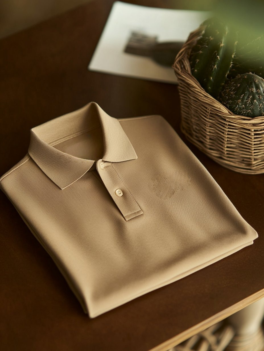 Men's Business Casual Fish Embroidered Button Short Sleeve Polo Shirt