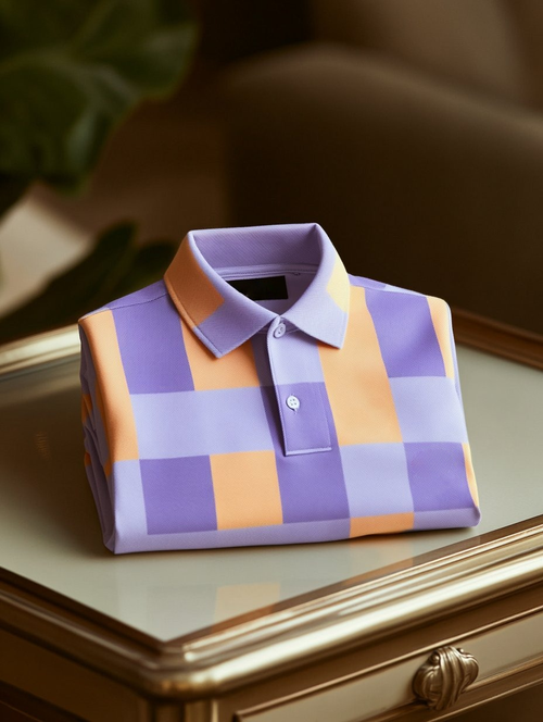 Men's Business Casual Fish Embroidered Button Short Sleeve Polo Shirt