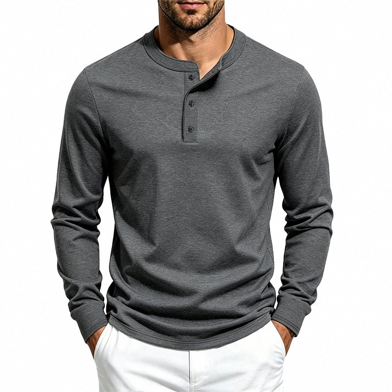 Men's Crew Neck Long Sleeve Shirt | Base Layer Tee