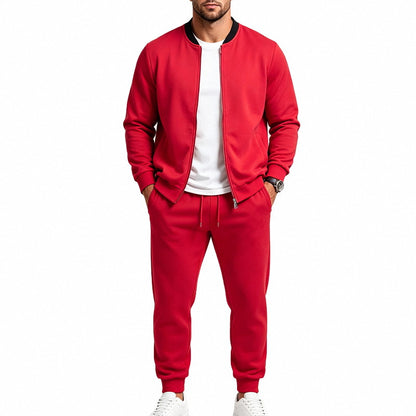 Men's Relaxed Outdoor Baseball Jacket set