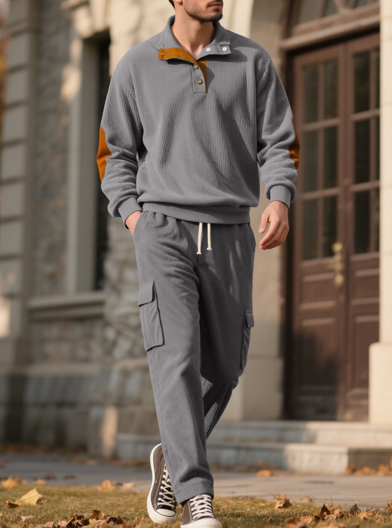 Pullover and cargo pants set