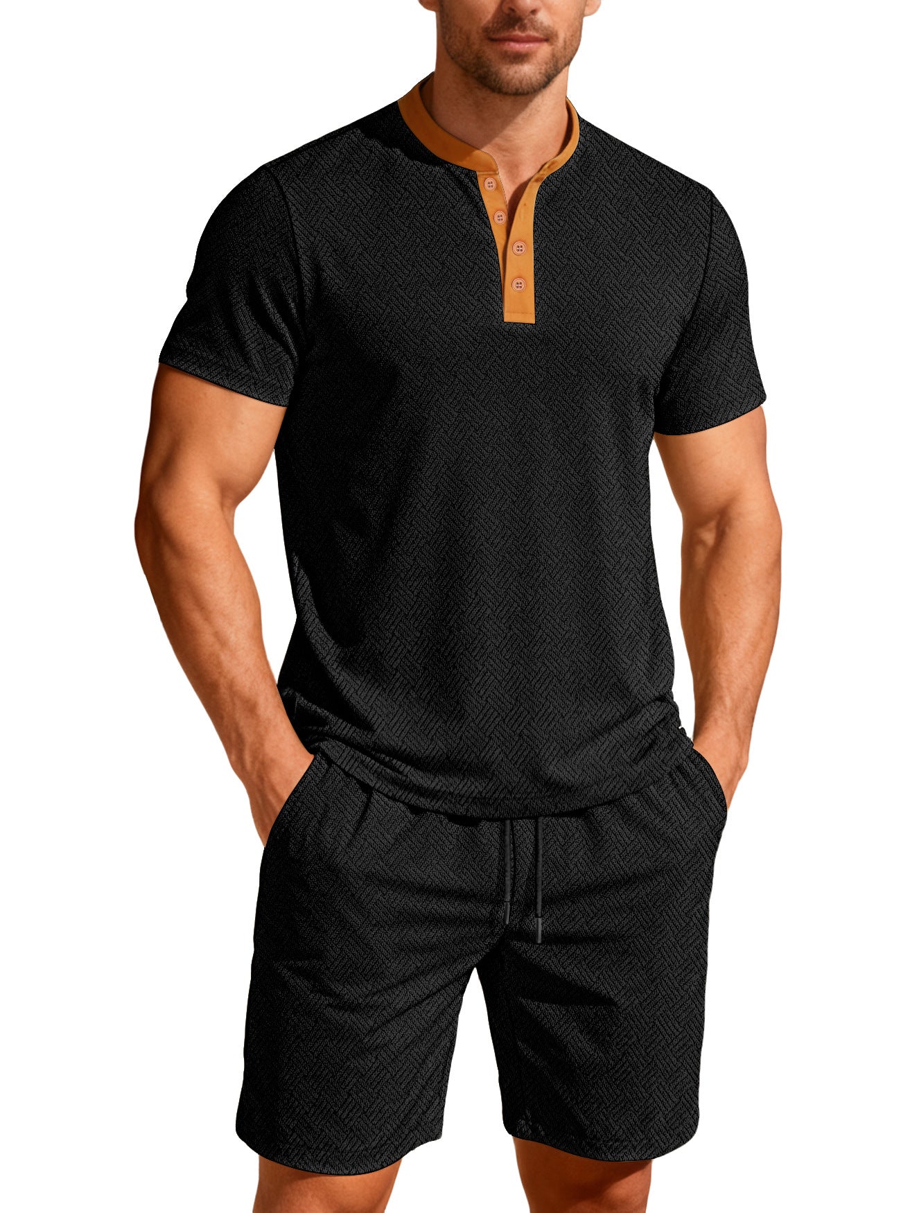 Men's Shirt & Shorts Set