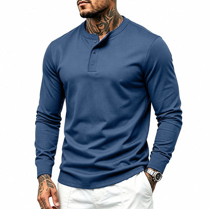 Men's Crew Neck Long Sleeve Shirt | Base Layer Tee