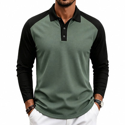 Men's Knit Short Sleeve Polo Shirt