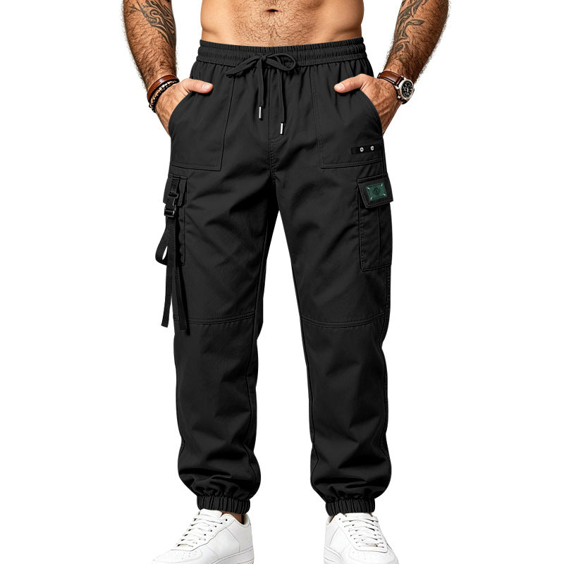 Men's Outdoor Cargo Pants | Stretch Multi-Pocket Tapered Joggers