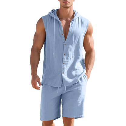 Men's Shirt & Shorts Set