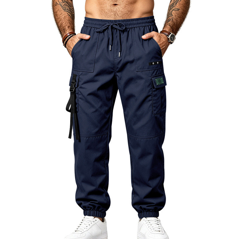 Men's Outdoor Cargo Pants | Stretch Multi-Pocket Tapered Joggers