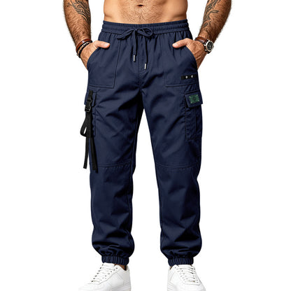 Men's Outdoor Cargo Pants | Stretch Multi-Pocket Tapered Joggers