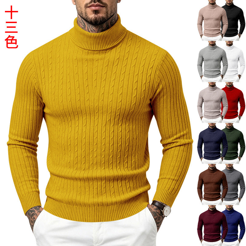 Men's Turtleneck Sweater | Fall & Winter Knit Pullover