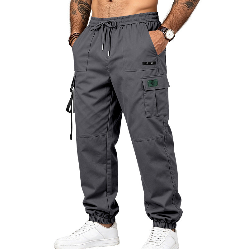 Men's Outdoor Cargo Pants | Stretch Multi-Pocket Tapered Joggers