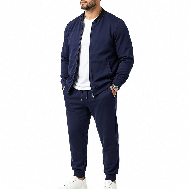 Men's Relaxed Outdoor Baseball Jacket set