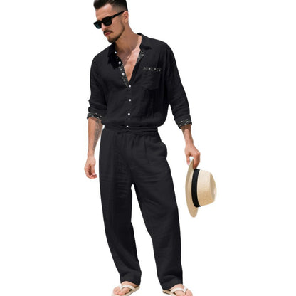 Men's Long-sleeve shirt set
