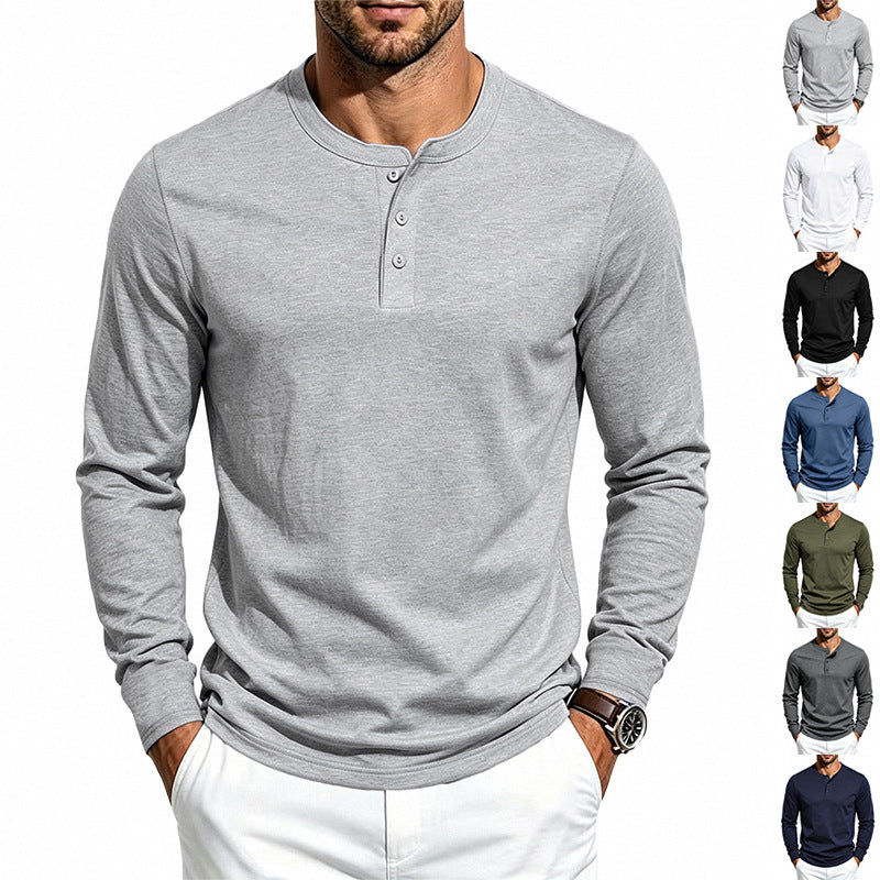 Men's Crew Neck Long Sleeve Shirt | Base Layer Tee