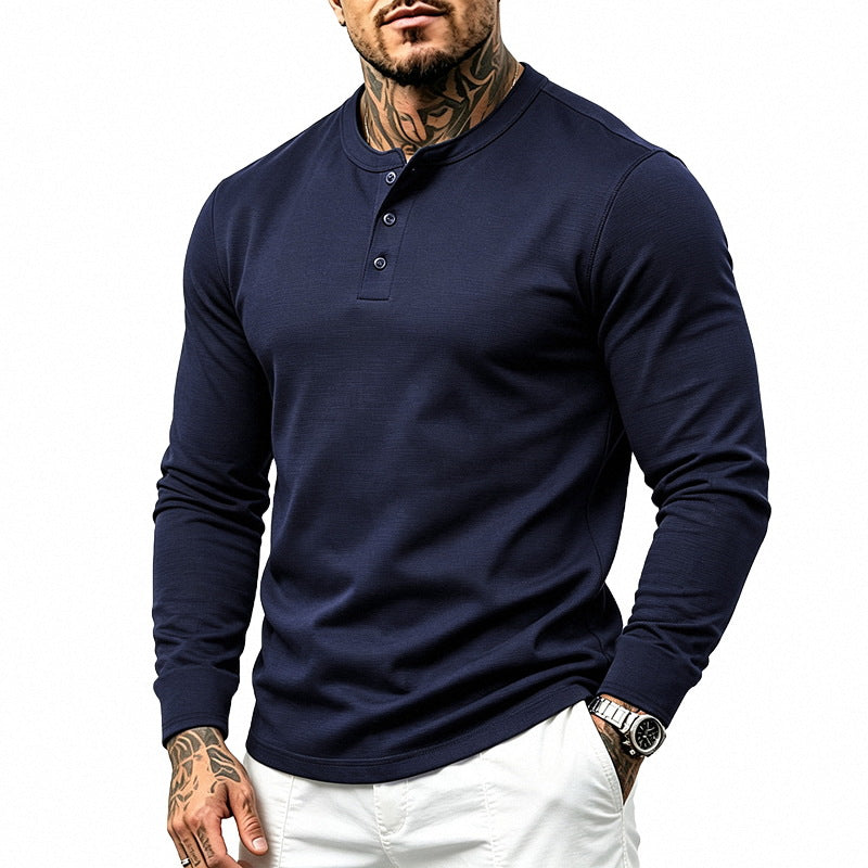 Men's Crew Neck Long Sleeve Shirt | Base Layer Tee