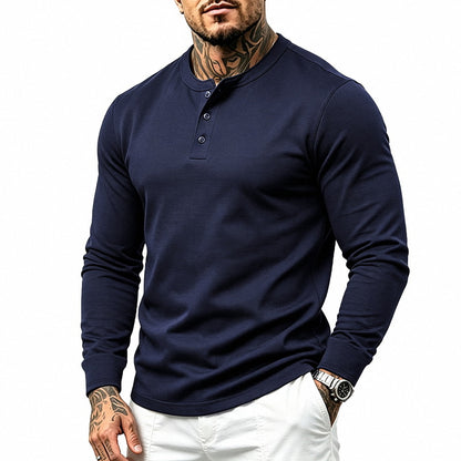 Men's Crew Neck Long Sleeve Shirt | Base Layer Tee