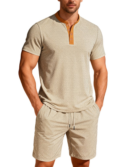 Men's Shirt & Shorts Set
