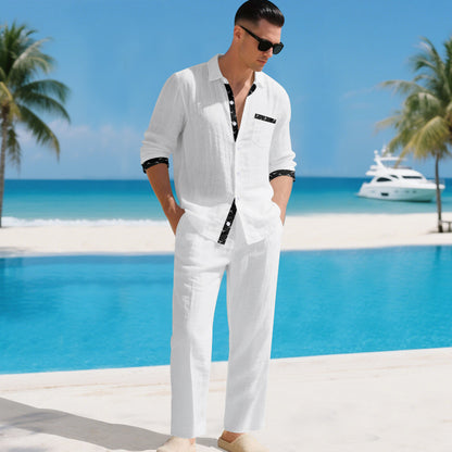 Men's Long-sleeve shirt set
