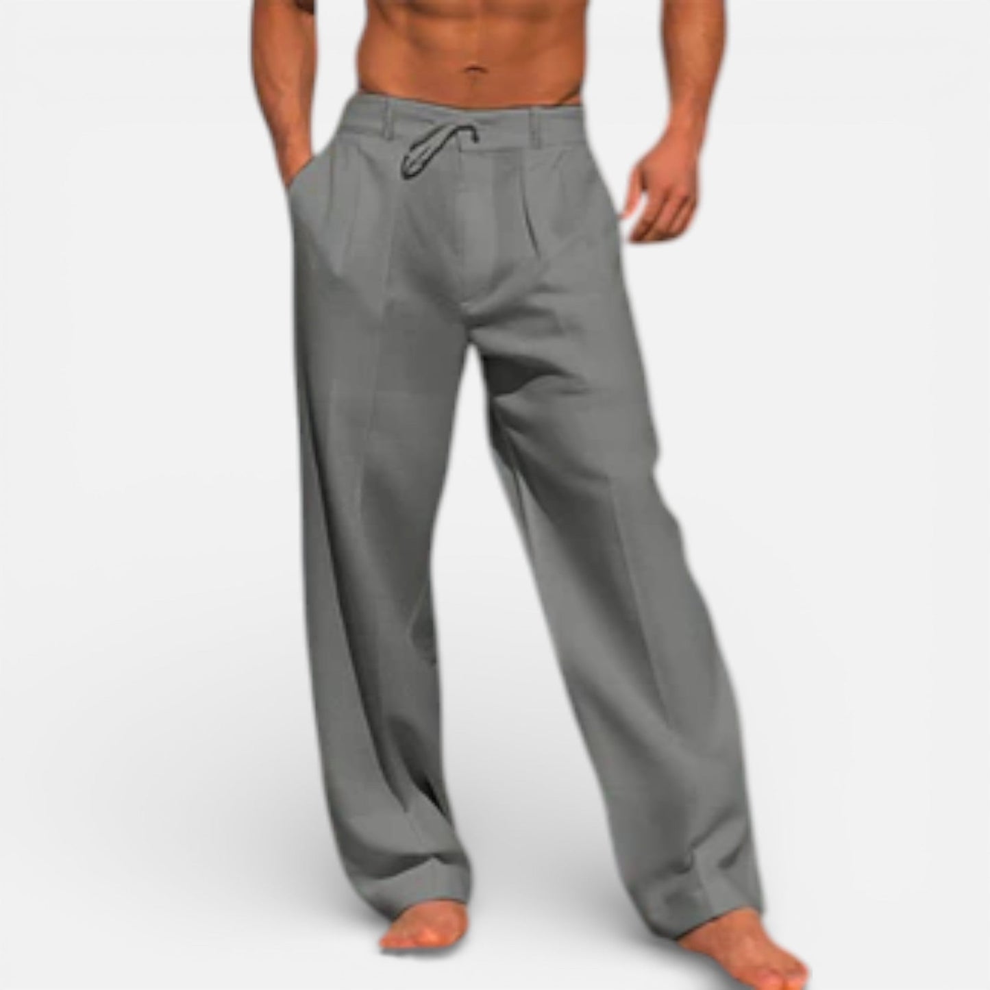Men’s Spring Drawstring Trousers