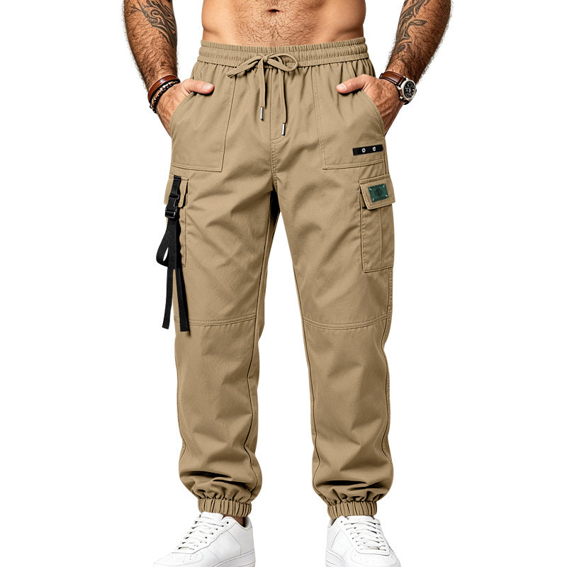 Men's Outdoor Cargo Pants | Stretch Multi-Pocket Tapered Joggers