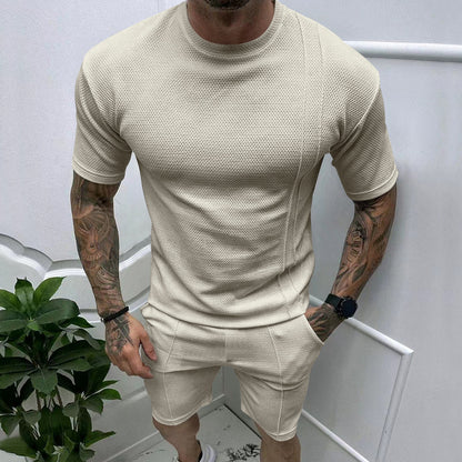 Men's Short Sleeve Shirt & Shorts Set