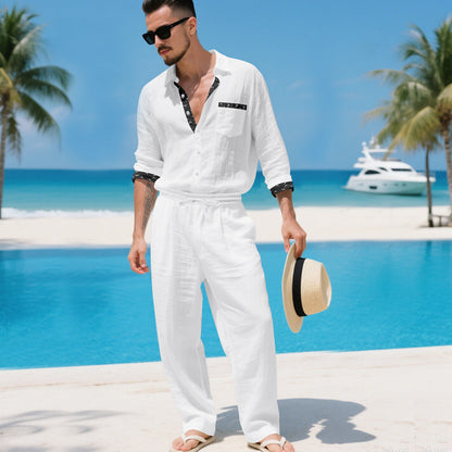 Men's Long-sleeve shirt set