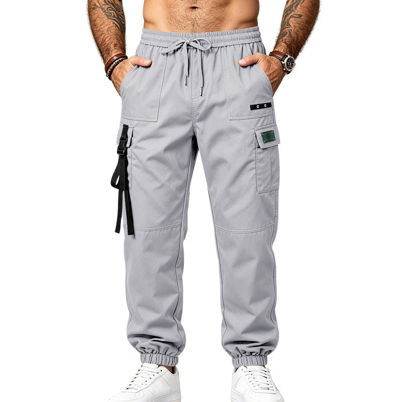 Men's Outdoor Cargo Pants | Stretch Multi-Pocket Tapered Joggers
