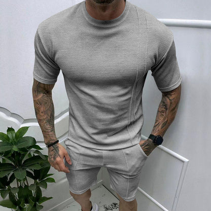 Men's Short Sleeve Shirt & Shorts Set