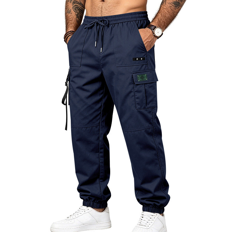 Men's Outdoor Cargo Pants | Stretch Multi-Pocket Tapered Joggers