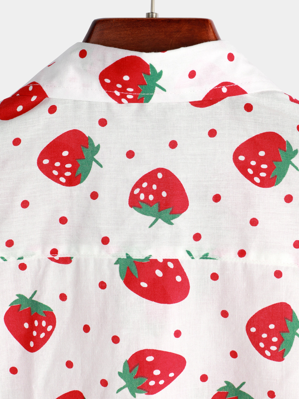 Men's Strawberry Print Short Sleeve Shirt