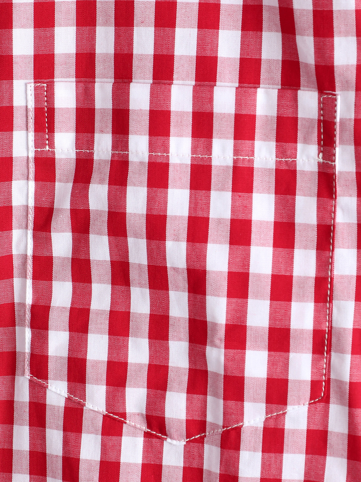 Men's Plaid Cotton Casual Solid Color Pocket Summer Holiday Button Up Short Sleeve Shirt
