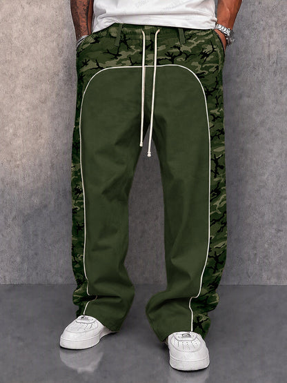 Urban Explorer Camo Patchwork Casual Pants