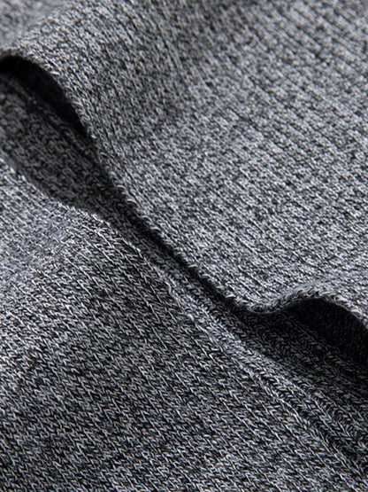 Solid Ribbed Knit Open Front Cardigan