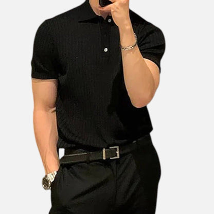 Men’s Textured Summer Polo