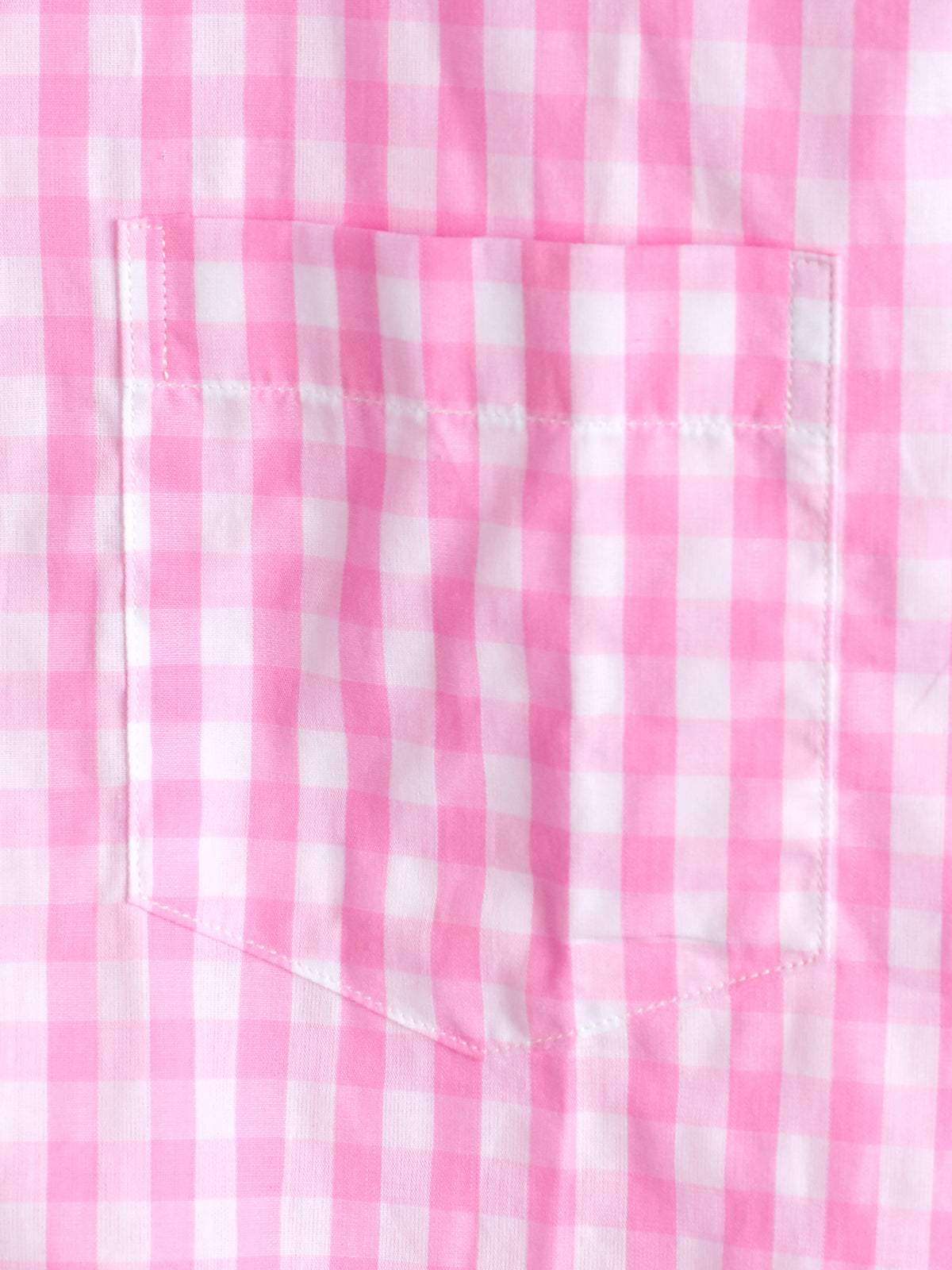 Men's Casual Solid Color Plaid Cotton Pocket Shirt
