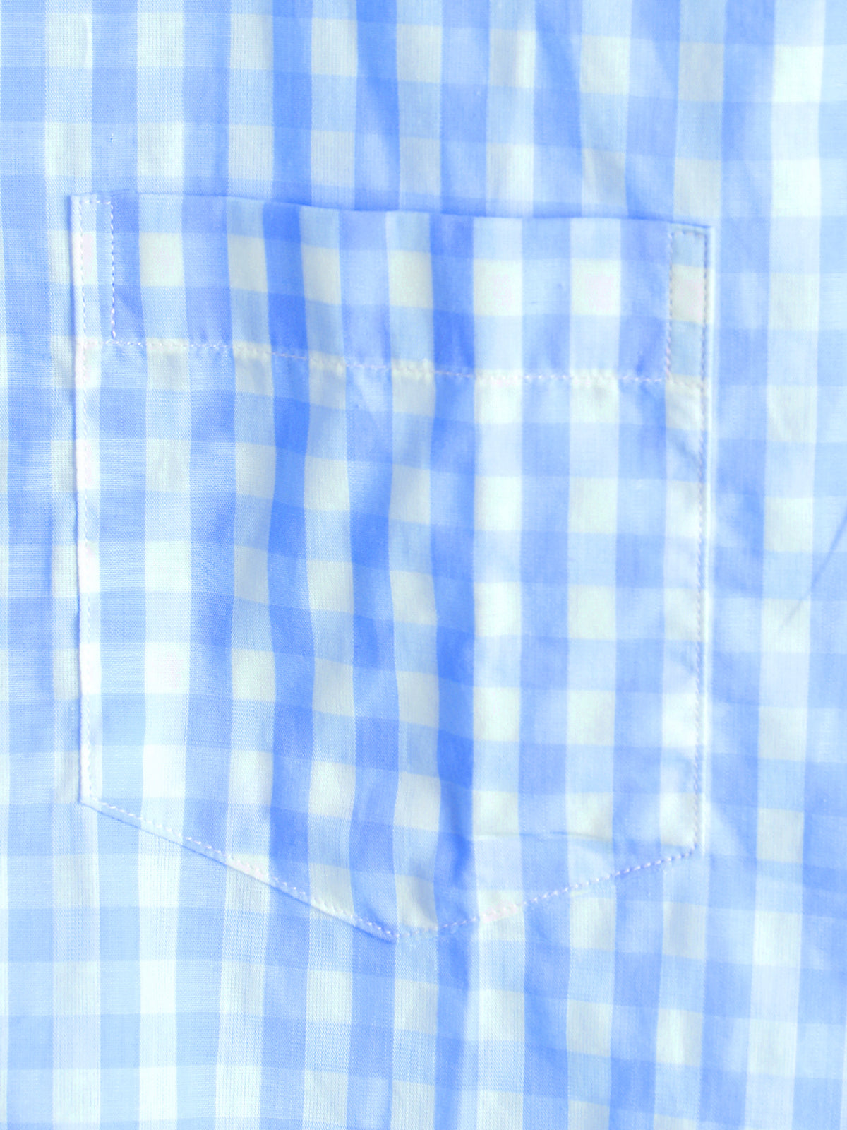 Men's Casual Solid Color Plaid Cotton Pocket Shirt