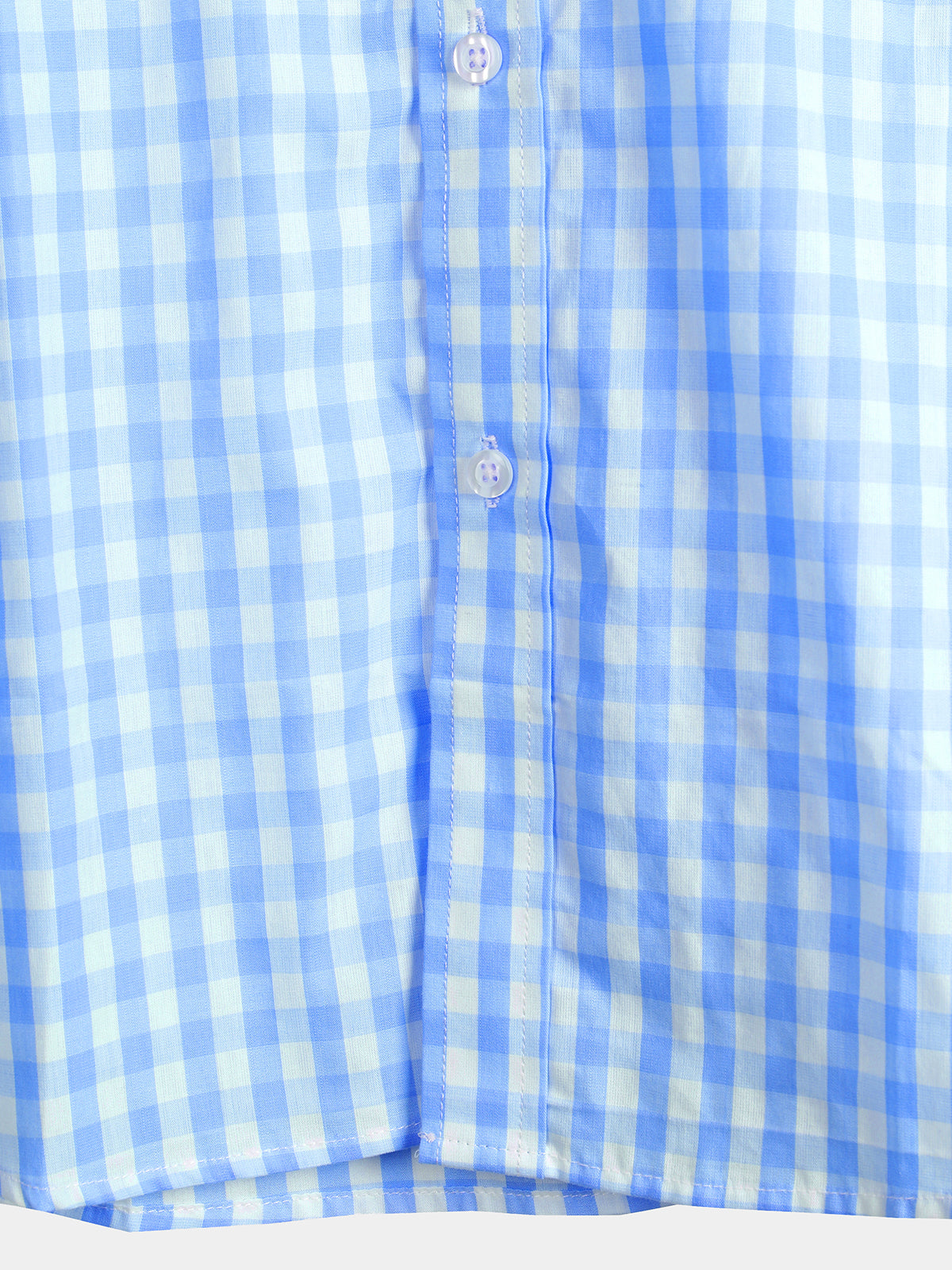 Men's Casual Solid Color Plaid Cotton Pocket Shirt