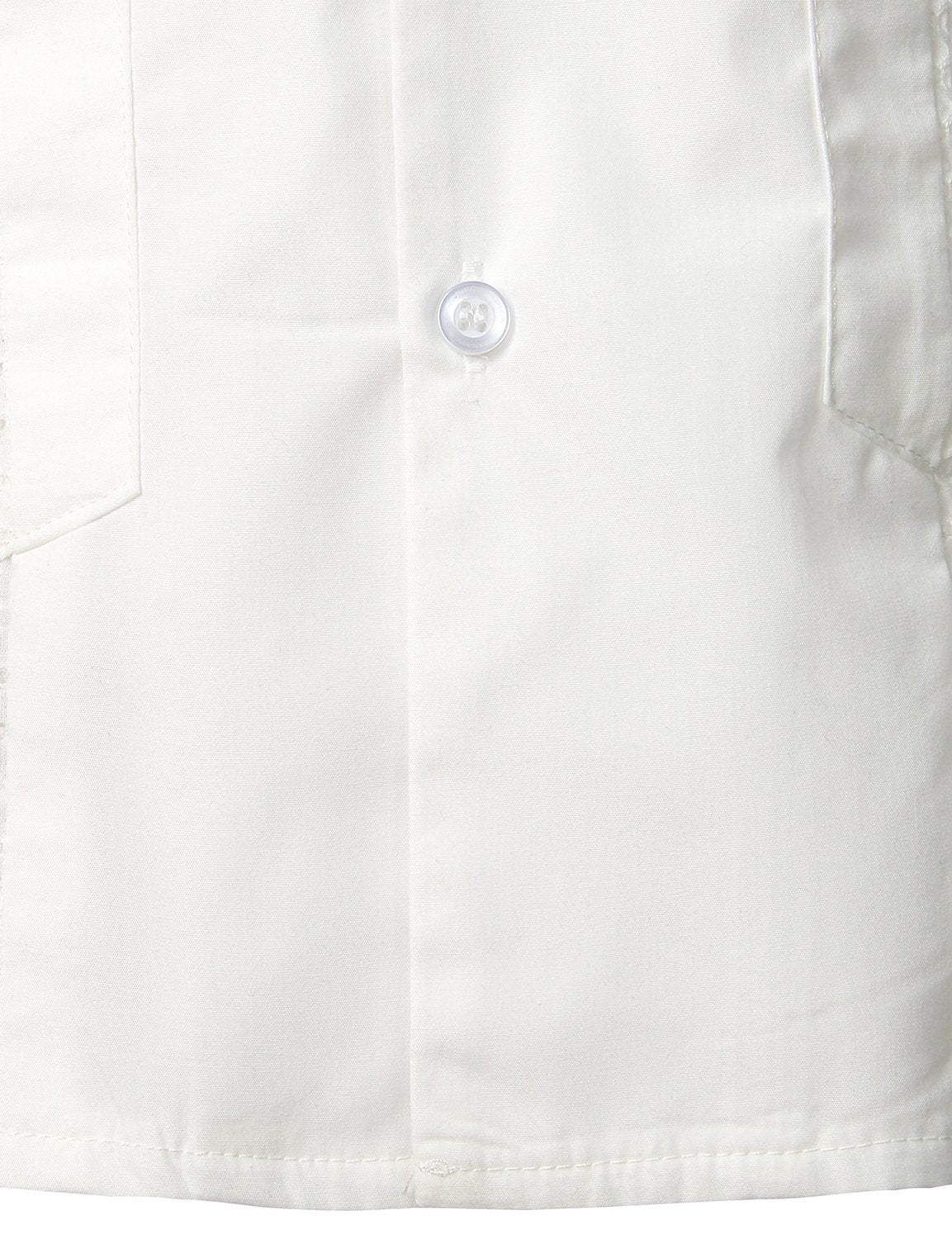 Men's Solid Color Cotton Short Sleeve Shirt