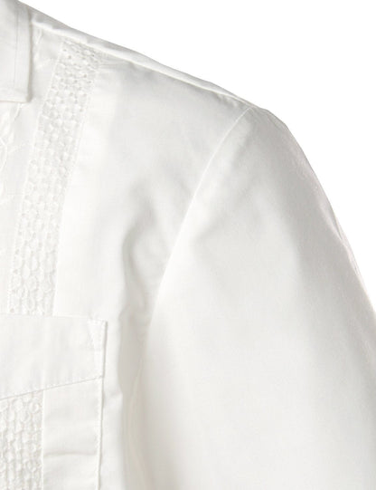 Men's Solid Color Cotton Short Sleeve Shirt