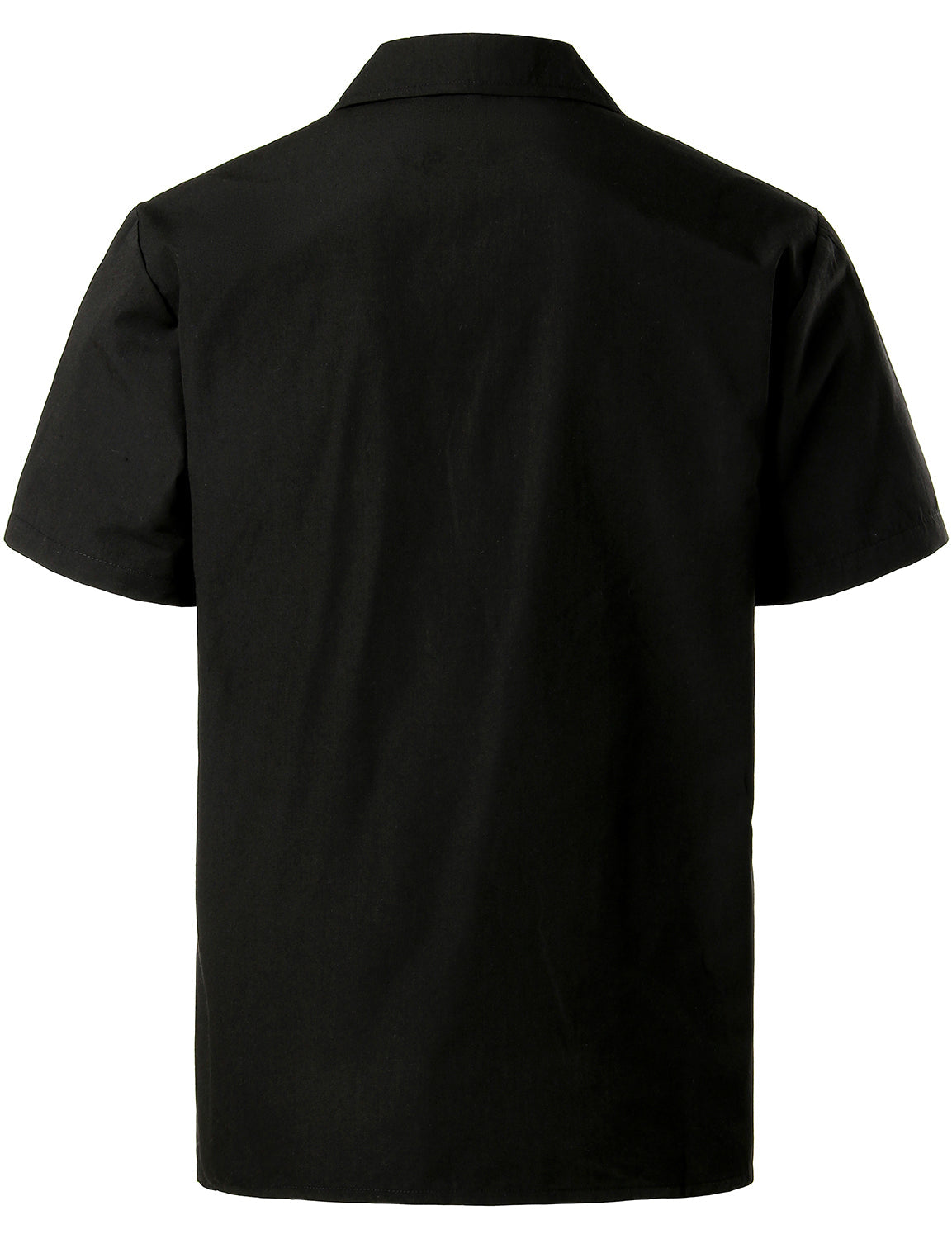Men's Solid Color Cotton Short Sleeve Shirt